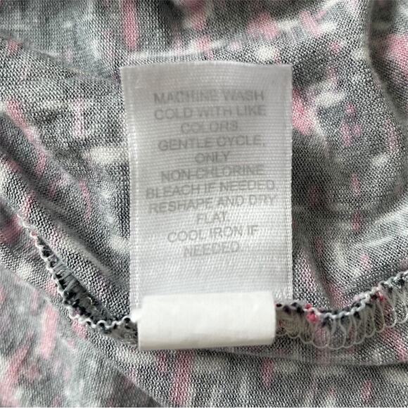 J. JILL NWOT Wearever Collection Soft Stretch Jersey Tunic Size L Burgundy Black - Picture 7 of 7